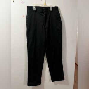 Men’s Dockers Stretch Twill Charcoal Trousers W 33 L 34 No Wrinkle Classic Fit